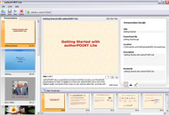authorPOINT Lite Free PowerPoint - Flash screenshot